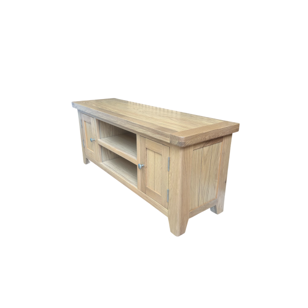 York Oak Large TV Unit